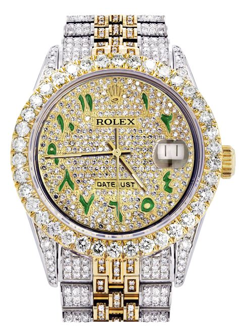 rolex iced out